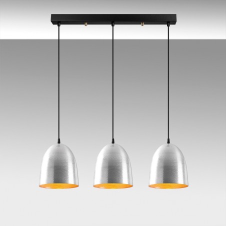 Ceiling Track Light Asney 20 Silver (3 lights)