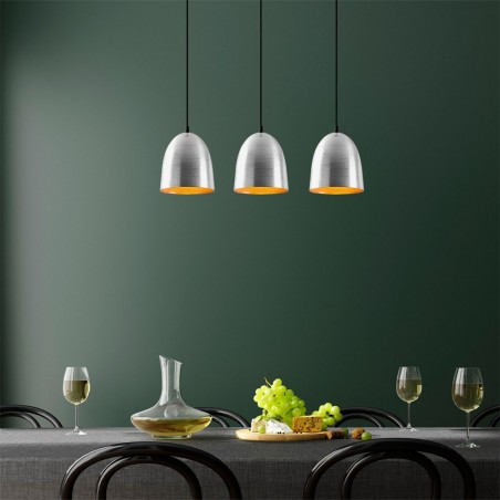 Ceiling Track Light Asney 20 Silver (3 lights)