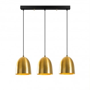 Regleta de techo Asney 20 Oro II (3 luces)