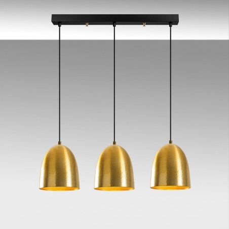 Regleta de techo Asney 20 Oro II (3 luces)