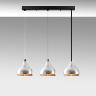 Ceiling Track Light Asney 18 Silver (3 lights)