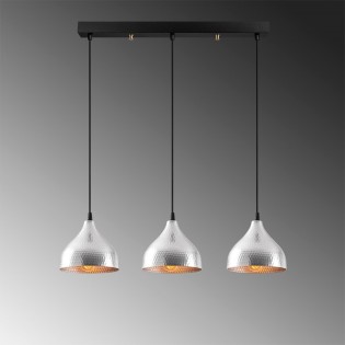 Ceiling Track Light Asney 18 Silver (3 lights)