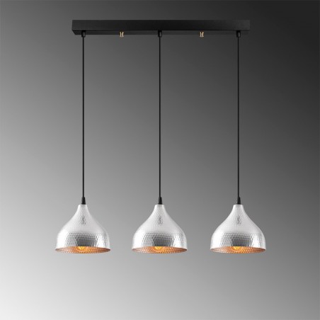Ceiling Track Light Asney 18 Silver (3 lights)