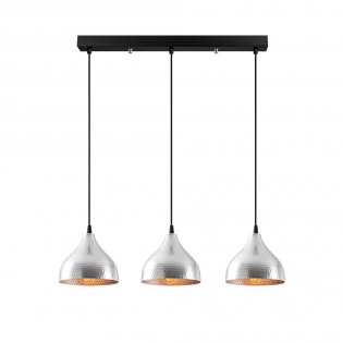 Ceiling Track Light Asney 18 Silver (3 lights)
