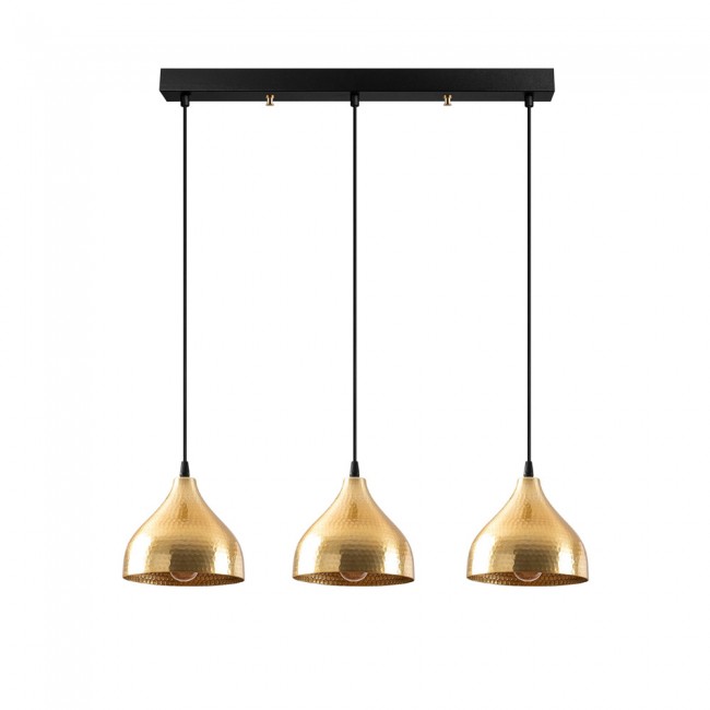 Regleta de techo Asney 18 Oro (3 luces)