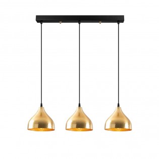 Ceiling Track Light Asney 18 Gold (3 lights)