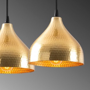 Regleta de techo Asney 18 Oro (3 luces)