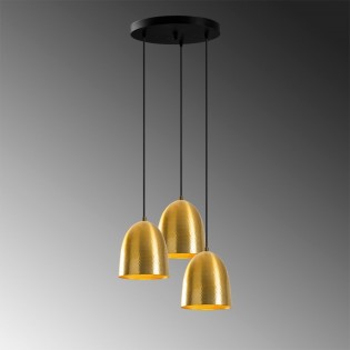 Ceiling Lamp Asney 20 Gold (3 lights)
