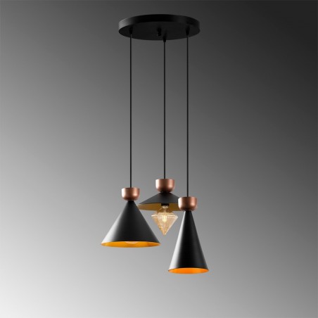Lámpara de techo Momo Mix (3 luces)