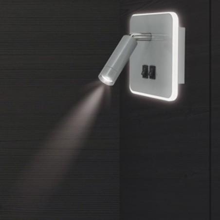 Aplique de pared Led Moragues 3W + 10W II