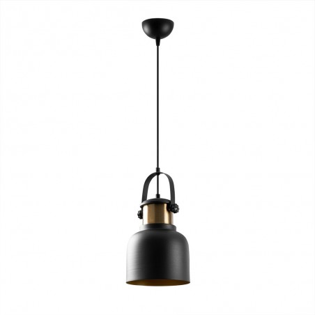 Lámpara colgante retro Momo 21 Negro
