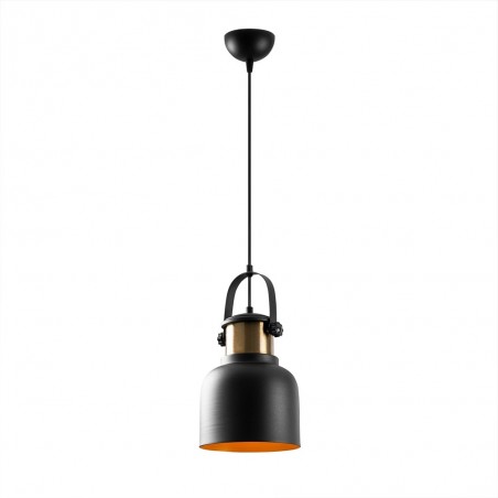 Lámpara colgante retro Momo 21 Negro
