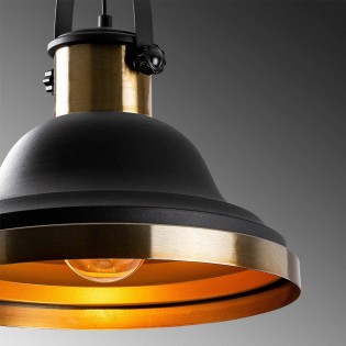 Retro Ceiling Lamp Momo 30 Black