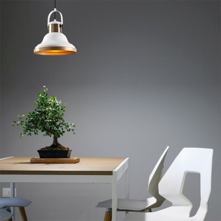 Retro Ceiling Lamp Momo 30 White