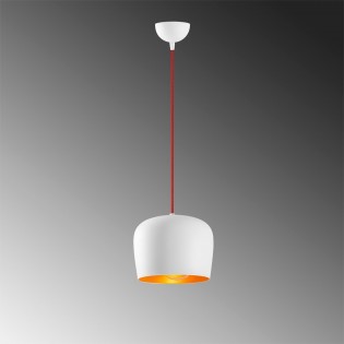 Lámpara de techo Momo 22 Blanco/Rojo II