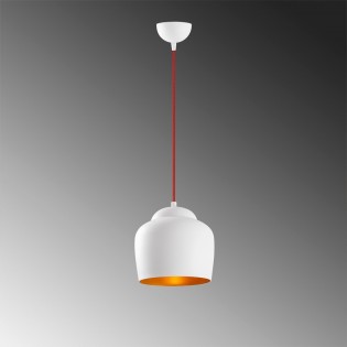 Lámpara de techo Momo 22 Blanco/Rojo III