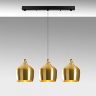 Ceiling Track Light Momo 20 Gold (3 Lights)