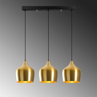Ceiling Track Light Momo 20 Gold (3 Lights)