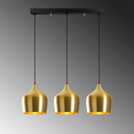Ceiling Track Light Momo 20 Gold (3 Lights)
