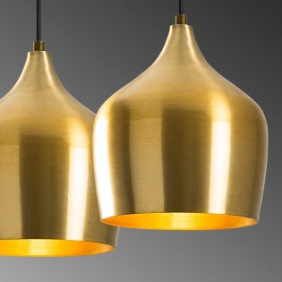 Regleta de techo Momo 22 Oro (3 luces)