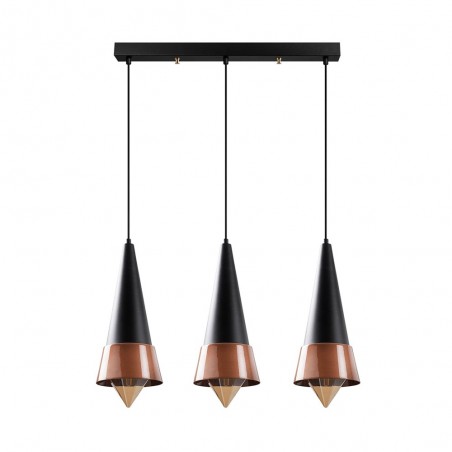 Ceiling Track Light Momo 20 Black/Copper (3 Lights)