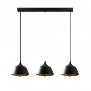 Regleta de techo Momo 25 Negro (3 luces)
