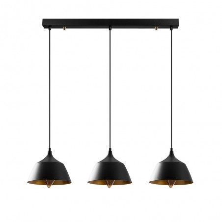 Ceiling Track Light Momo 25 Black (3 Lights)