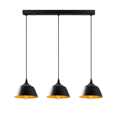 Ceiling Track Light Momo 25 Black (3 Lights)