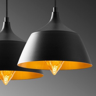 Ceiling Track Light Momo 25 Black (3 Lights)