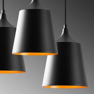 Pendant Lamp Momo 20 Black (3 lights)