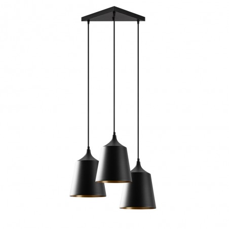 Pendant Lamp Momo 20 Black (3 lights)