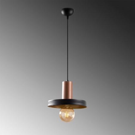 Lámpara de techo Momo 32 Negro/Cobre