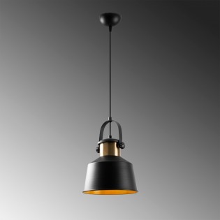 Retro Pendant Lamp Momo 26 Black