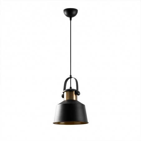 Lámpara colgante retro Momo 26 Negro
