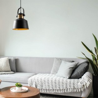 Retro Pendant Lamp Momo 26 Black