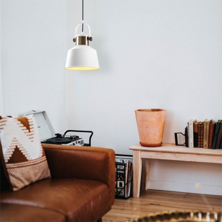 Retro Pendant Lamp Momo 26 White
