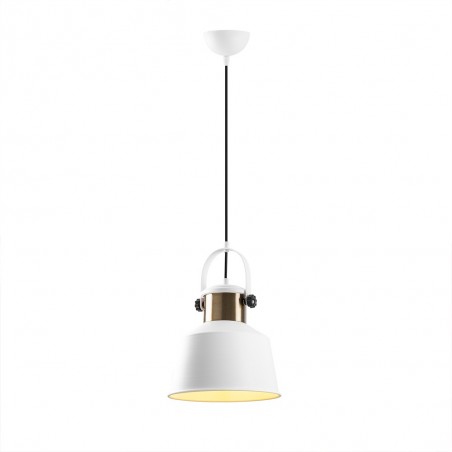Lámpara colgante retro Momo 26 Blanco