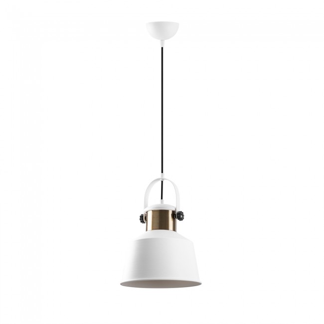 Lámpara colgante retro Momo 26 Blanco Lámpara colgante retro Momo 26 Blanco
