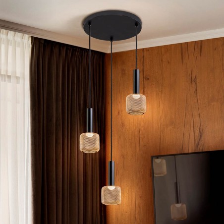 Lámpara colgante LED Sincro (3x5W)