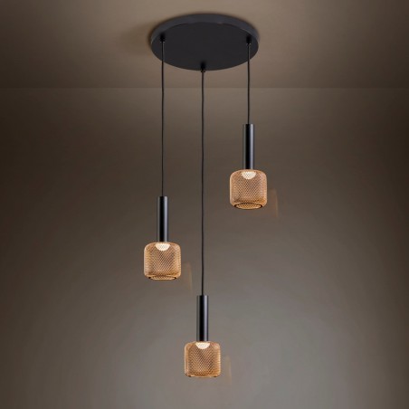 Lámpara colgante LED Sincro (3x5W)