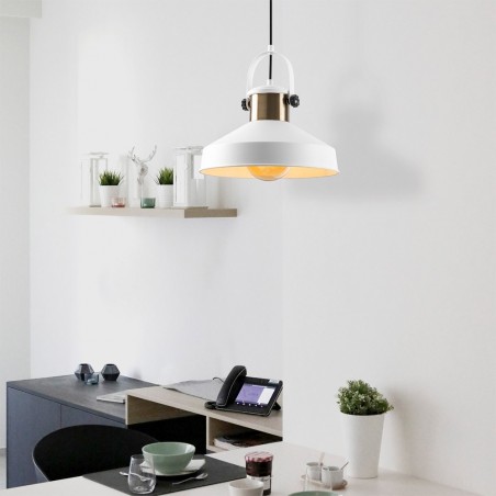 Retro Pendant Lamp Momo 35 White