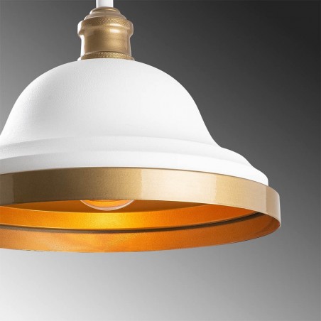 Pendant Lamp Momo 30 White/Gold