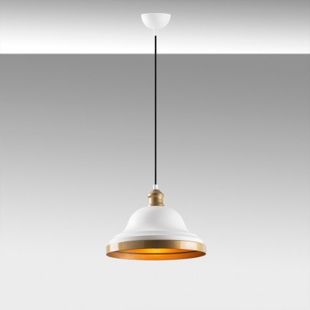 Pendant Lamp Momo 30 White/Gold