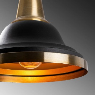 Ceiling Lamp Momo 30 Black/Gold