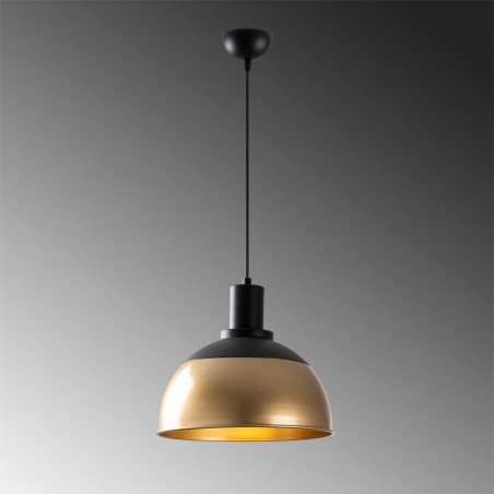 Lámpara colgante Momo 30 Vintage/Negro