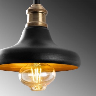 Ceiling Lamp 21 Black