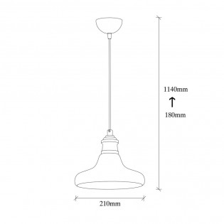Ceiling Lamp 21 Black
