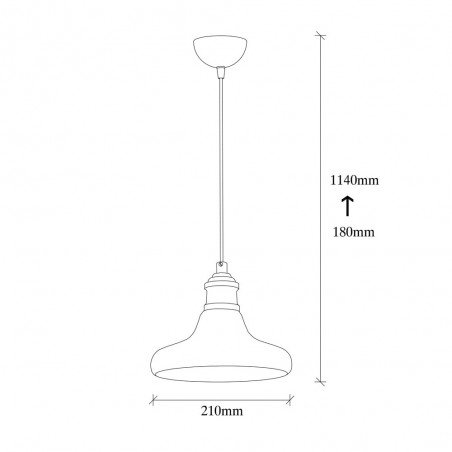 Ceiling Lamp 21 Black