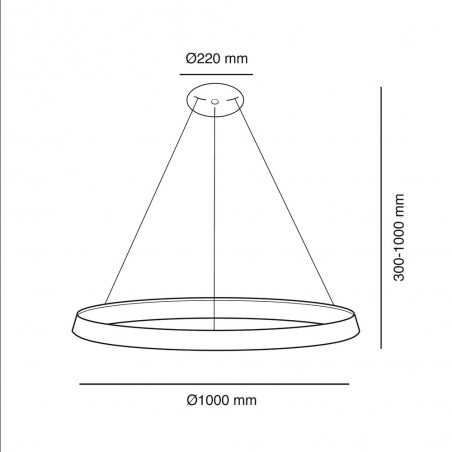 LED Pendant Lamp Lizer (72W)