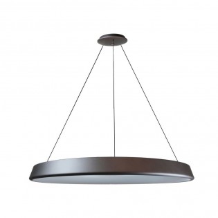 LAMPARA COLG LIZER 72W 3000K φ1000x60 PLATA
